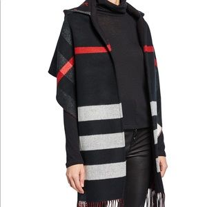 Burberry Cashmere Hooded Scarf